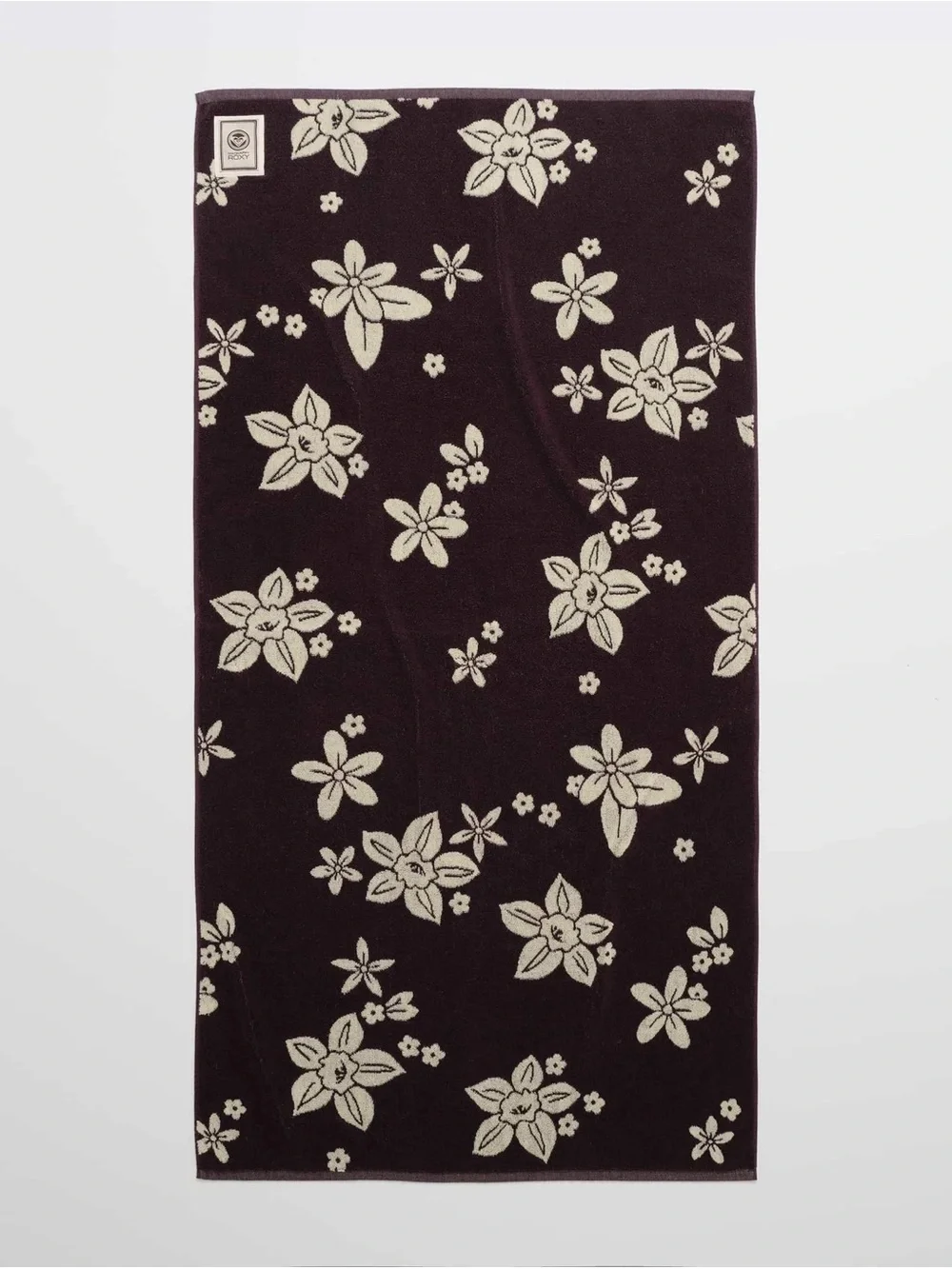 Madhappy Roxy Reversible Floral Towel - Cream & Brown